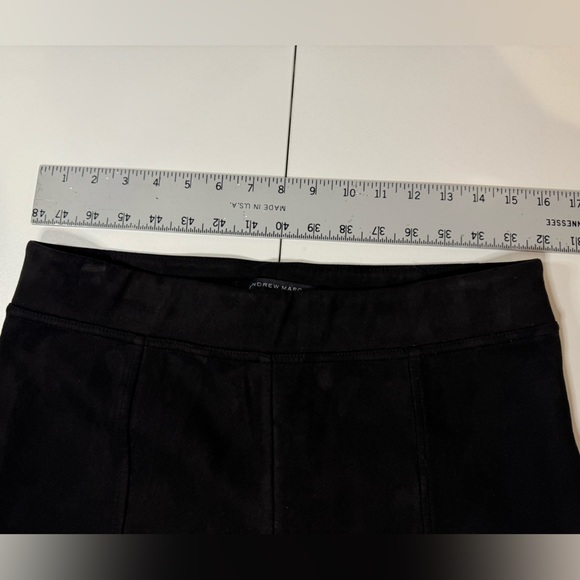 Andrew Marc Pants Faux Suede Pull-On Stretch Legging Black SZ MEDIUM - NEW! - Picture 12 of 16